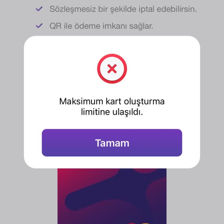 Sözleşmeli Hesapta Sanal Kart Ve Transfer Limitleri Sıfır