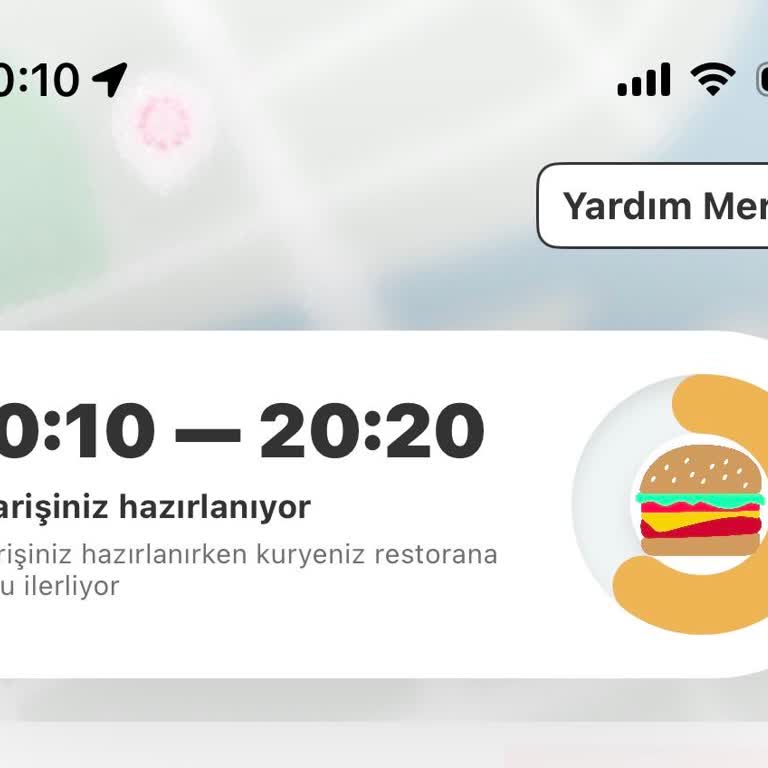 Yakın Mesafede 1 Saat Geciken Sipariş