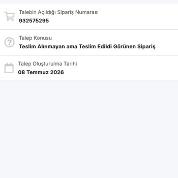 Teslim Edilmemiş Sipariş Ve Kuryenin Kaba Üslubu