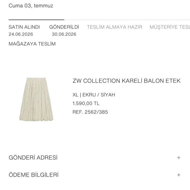 Zara Siparişimin Mağazaya Ulaşmaması Ve Müşteri Hizmetlerinin Cevapsız Kalması