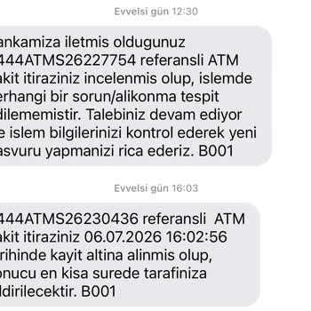 Nusaybin Ziraat Bankası ATM’sinde 40 Bin TL Yatırma Hatası Ve Acil Çözüm Talebi