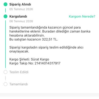 Sürat Kargo Kargonun Şubede Bekletilmesi Ve Teslim Edilmemesi