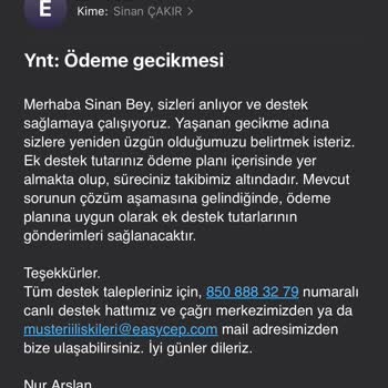 EasyCep Karara Rağmen 3.000 TL Takas Desteğini Ödemiyor