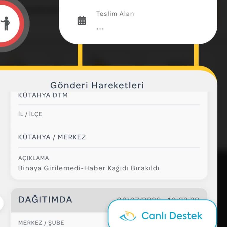 PTT Kargonun Hava Er Birliğine Gidermemesi Ve Yanıltıcı “İçeri Girilemedi” Notu