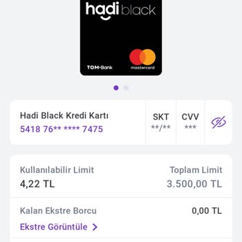 Hadi Black Kartı Üzerindeki Yıllık 1.000 TL Ücretinin Bilgilendirilmeden Çekilmesi Ve İade Talebi