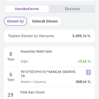 Hadi Black Kartı Üzerindeki Yıllık 1.000 TL Ücretinin Bilgilendirilmeden Çekilmesi Ve İade Talebi