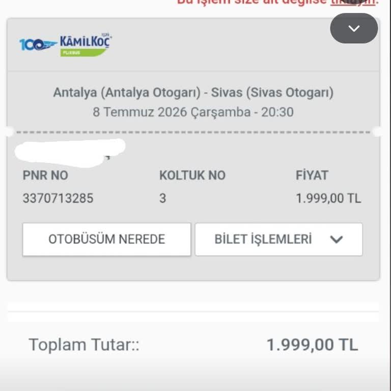 Kamil Koç Otobüsünde 45 Dakika Mola Zorunluluğu İhlali Ve Takograf Manipülasyonu