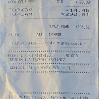 Migros Money Hesabımdan 628 TL Haksız Çekim Ve İade Talebi