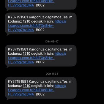 Kargo Altı Gün Süreyle Dağıtımda Kalıyor Ve Bilgi Alınamıyor