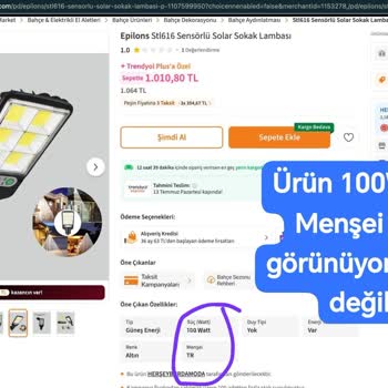 Yanıltıcı Ürün Bilgisi Ve Trendyol'un Desteksiz İade Reddi