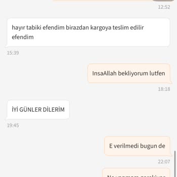 Siparişim Kargoya Verilmedi Ve Sistemden Silindi, Ücret İadesi Talep Ediyorum