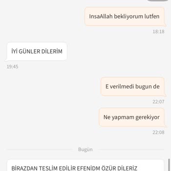 Siparişim Kargoya Verilmedi Ve Sistemden Silindi, Ücret İadesi Talep Ediyorum