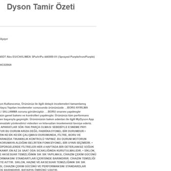 Garanti Kapsamındaki Dyson Süpürge Boru Ayrılma Sorunu Çözülmedi