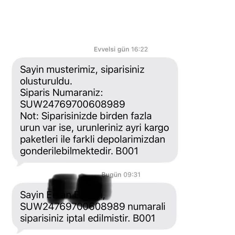 Stok Hatası Gerekçesiyle Sipariş İptali Ve Ürün Hâlâ Satışta