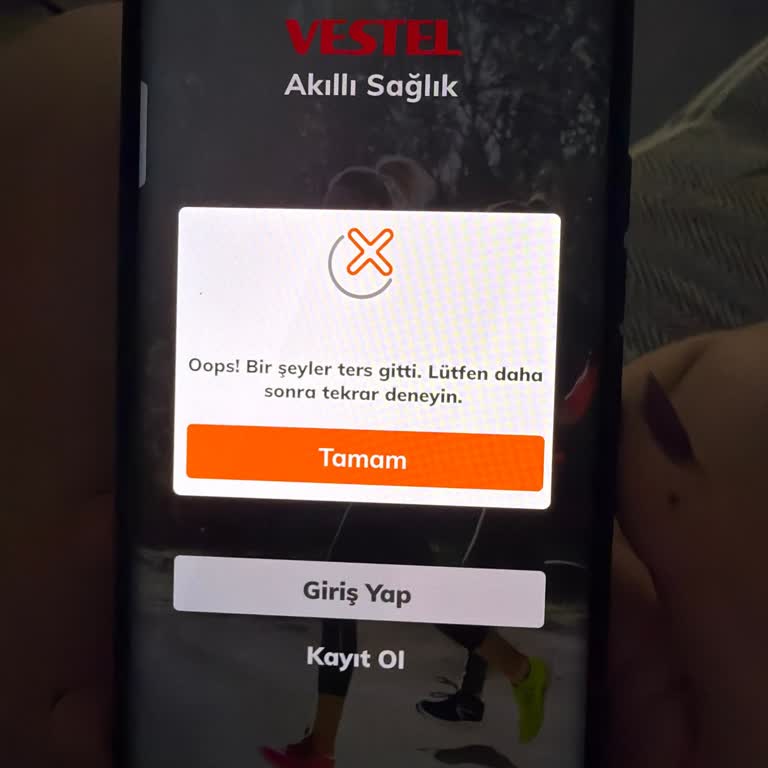 Vestel Akıllı Saat Max 2 Uygulamasına Giriş Yapamama Sorunu