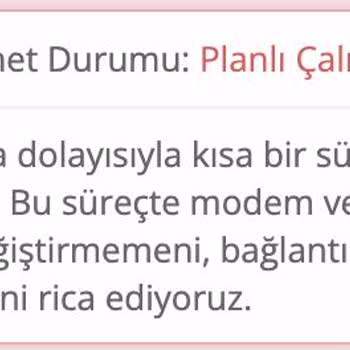 Sabit İnternet Kesintisi Ve Müşteri Bilgilendirme Eksikliği