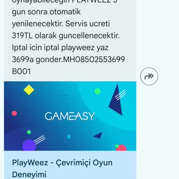 İzinsiz Playweez Aboneliği Ve Haksız Fatura Kesintileri: İptal Ve İade Talebi