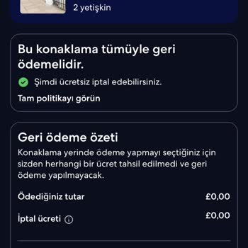 Ön Ödeme Ve İptal Ücretlerinin Yetkisiz Çekilmesi Ve İade Talebi