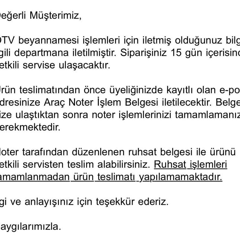 A101’in 15 Gün Teslimat Sözünü Aşması Ve Oyalayıcı Müşteri Hizmetleri