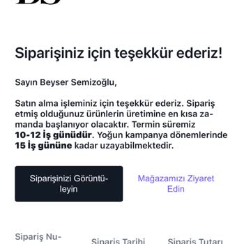 Siparişim 1 Ay Gecikti, İletişim Yok Ve İade Talebim Var