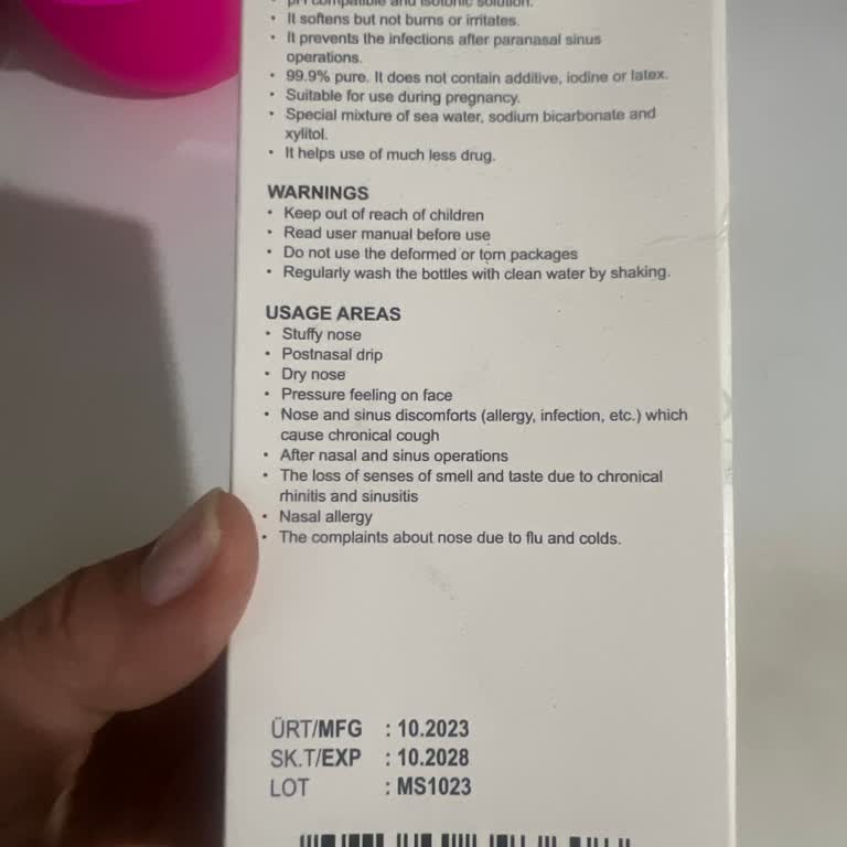 Sağlık Riski Yaratıcı Burun Temizleme Kitine Koşulsuz İade Talebi