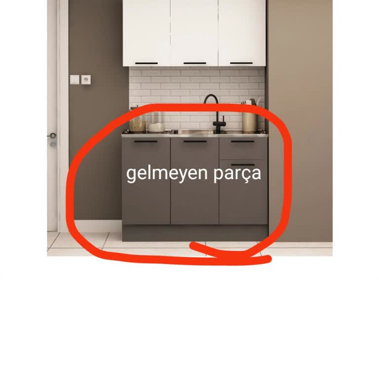 Alt Dolap Eksik Gönderildi, İade Ve İptal Talebi