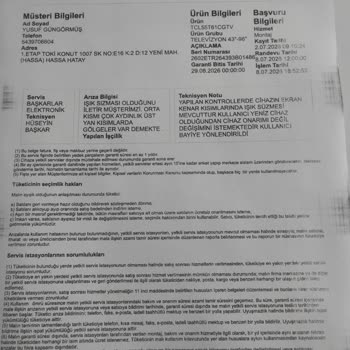 LED Aydınlatma Sorunu Ve Servis Sürecindeki Gecikmeler Nedeniyle İade Talebi