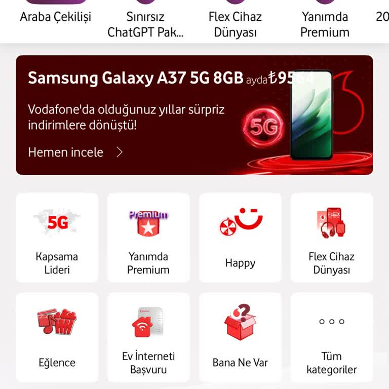Vodafone Tarife Ayrıcalıklarının Uygulamada Görünmemesi Ve Uzun Süreli Çözüm Beklemesi