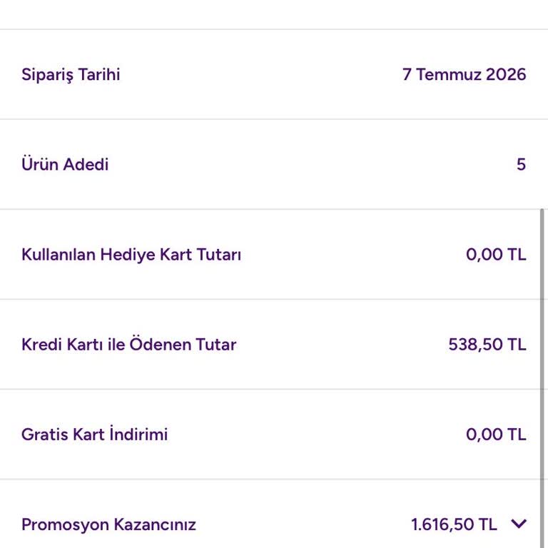 Gratis Uygulamasında Siparişim Kargoya Verilmedi Ve Bilgilendirme Yok