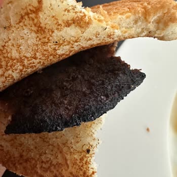 Kids Hamburger Köftesi Yanık Ve Simsiyah Geldi