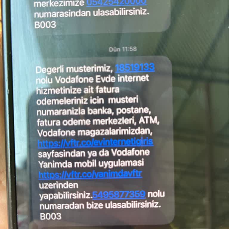 İptal Ettirdiğim Vodafone İnternet Hizmeti İçin Hala Gelen Faturalar