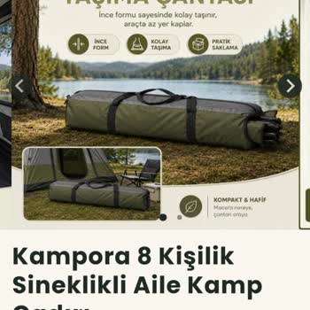8kisilikcadir.myshopify.com Gelen Ürün Ne İlandaki Çadırla Uyumlu Ne De 8 Kişilik Kullanıma Uygun
