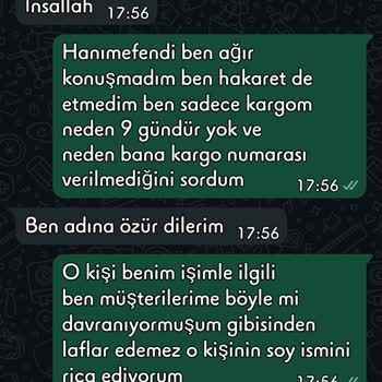 Kapalı Orijinal Ürün Olmadan Açık Mama Gönderimi, Hakaretli İletişim Ve İade Reddi