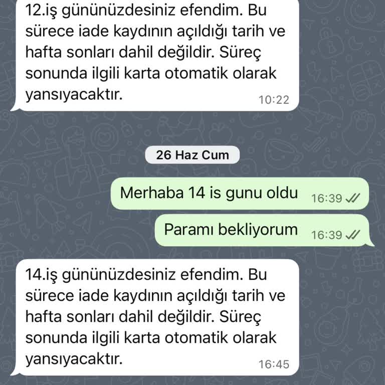 Kıyafet Sepeti'nde İptal Edilen Siparişin İadesi Gecikiyor