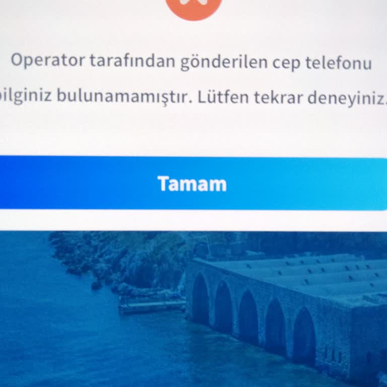 Yeni Telefon Modelinde Halkbank Mobil Girişte Operatör Doğrulama Hatası