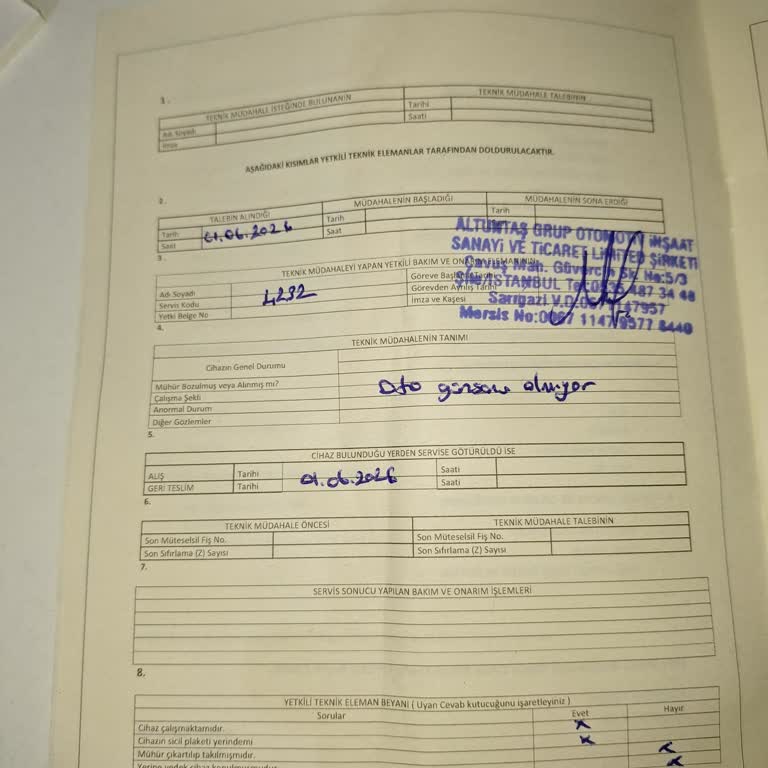 Pos Cihazı Arızası Ve Servis Banka Çelişkisi Nedeniyle Yeni Cihaz Talebi