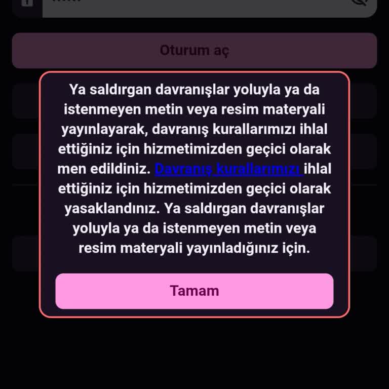 Aşırı Sert Hesap Kısıtlaması İçin Cezanın Gözden Geçirilmesi Talebi