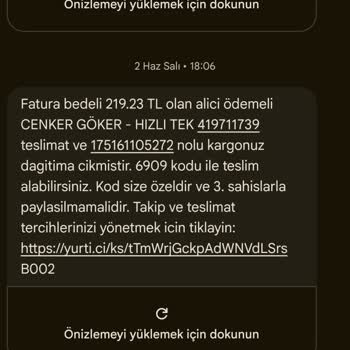 Hızlı Teker'de Gizli Kargo Ücreti Ve Ürün Bedeli İadesi Sorunu