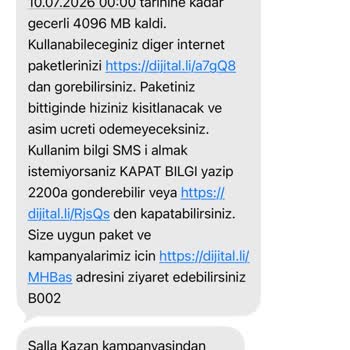 Turkcell İnternet Paketi Hızlı Tükeniyor Ve Çözüm Yok
