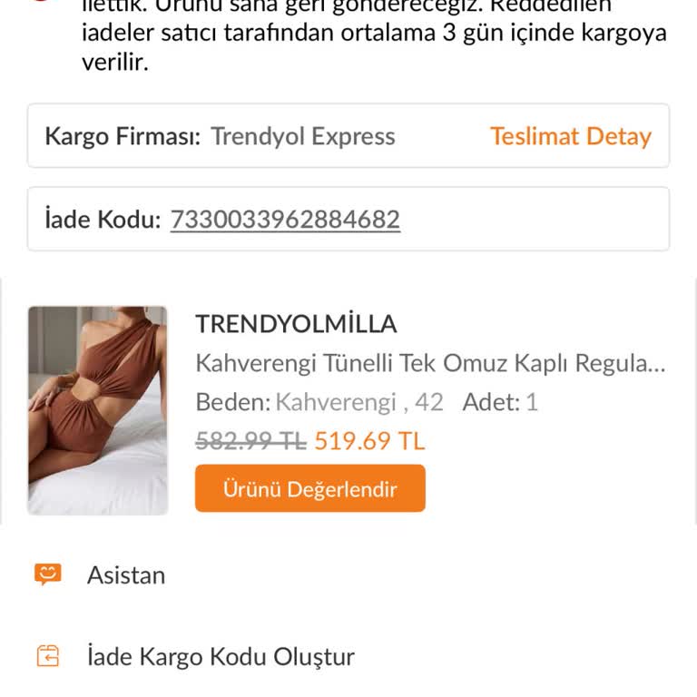 Kullanılmamış Mayomun İade Talebi Haksızca Reddedildi