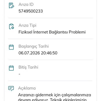 Türk Telekom İnternet Kesintisi Ve Sürekli Ertelemeler Fatura İadesi Talebi