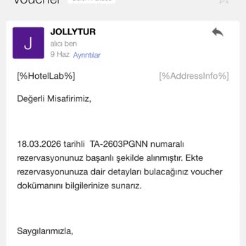 Jolly Tur'un Bilgi Eksikliği Nedeniyle Bebekle Uçuşa Alınamama Ve Ücret İadesi Talebi