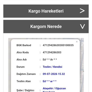 Zara Siparişim Teslim Edildi Dedi, Kargo Hiç Gelmedi