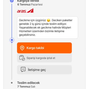 Teslim Edilmedi, Kargo Bilgisi Yanlış Ve Müşteri Hizmetinden Yardım Gelmedi