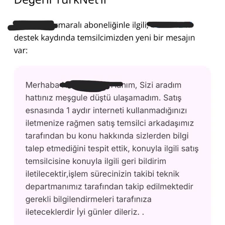 Faturam İkiye Katlandı, Cayma Bedeli Ödedim, İnternet Hizmeti Alamıyorum