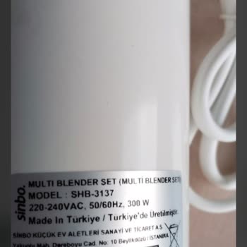 Yanıltıcı 1000W Tanıtımıyla Gelen 300W Blender Ve Değişim Talebi