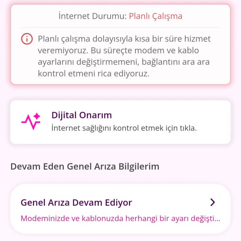 İnternet Kesintisi İşimi Durdurdu, Canlı Destek Erişilemiyor