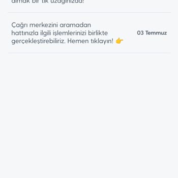 Uygulamadaki Yanıltıcı 10 GB 1000 Dakika Bildirimi Seçilemiyor