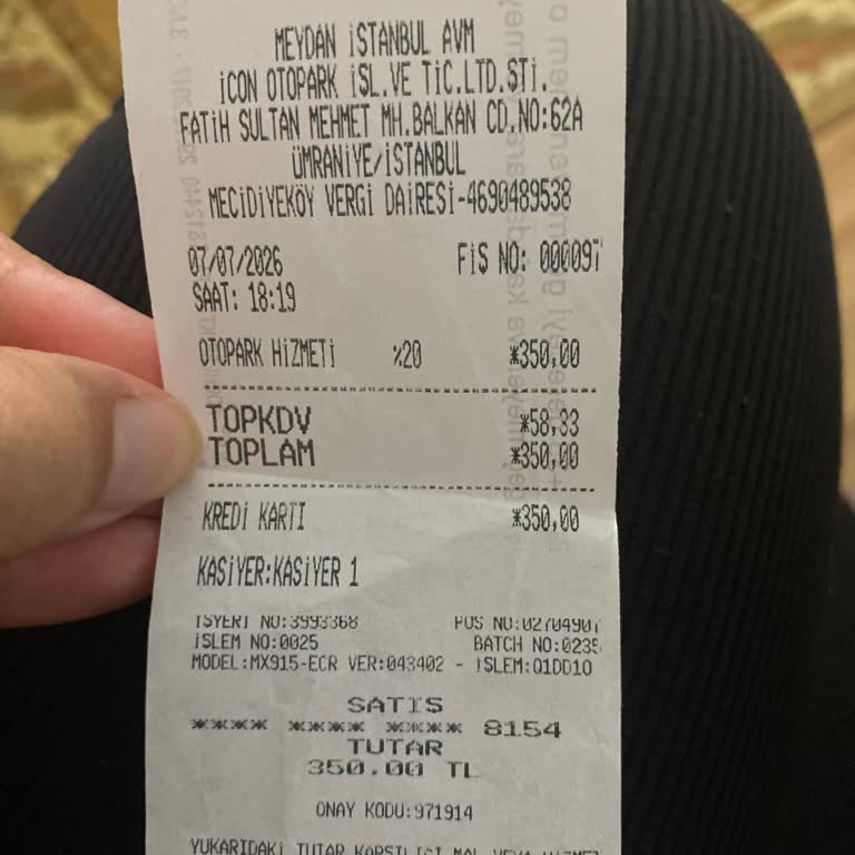 350 TL Otopark Ücret İadesi Gecikmesi Ve Cevapsız Müşteri Hizmeti