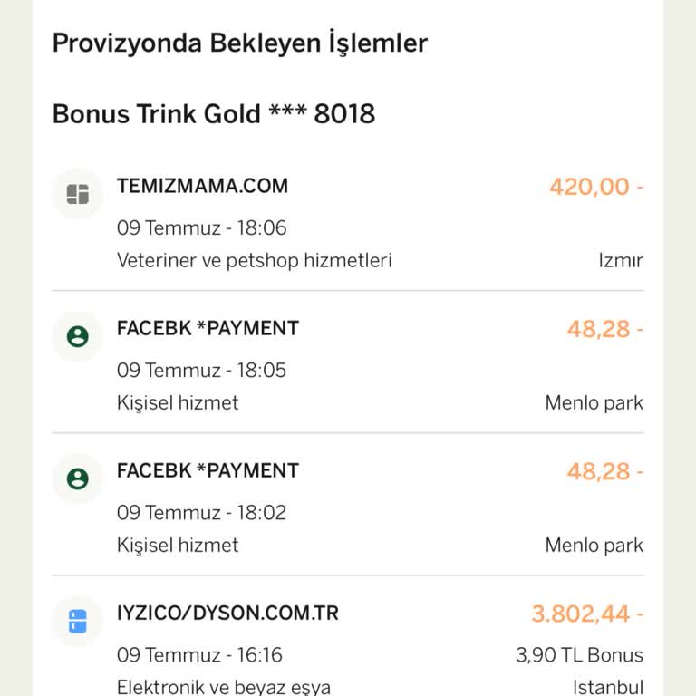 Garanti Bankası Kredi Kartımdan Facebook Üzerinden İzinsiz İşlem Ve 90 TL İade Talebi